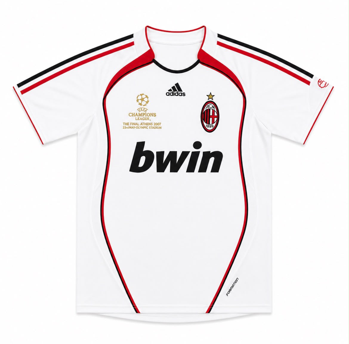 AC Milan 06/07 UCL Final Away Retro Jersey (Player Version)