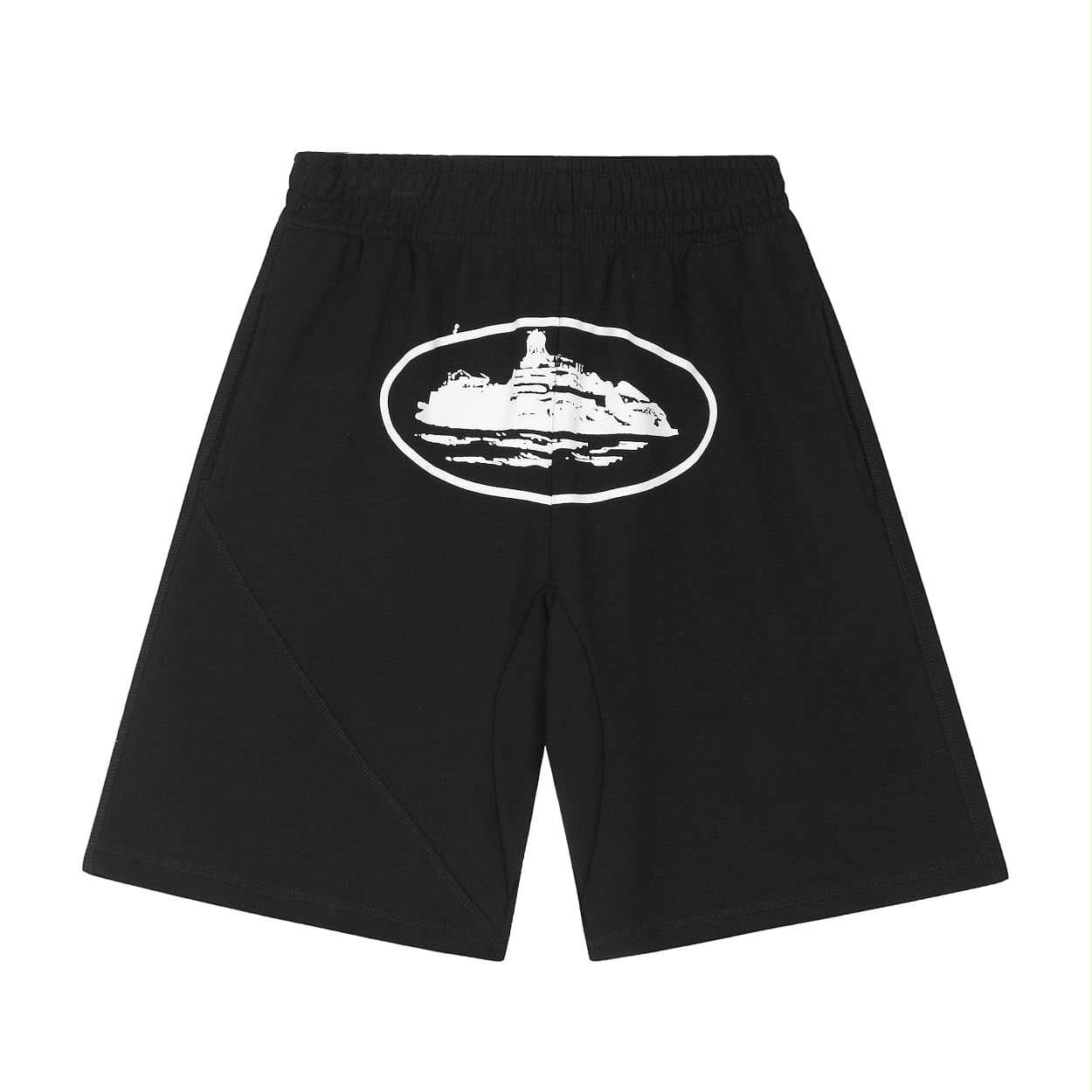 Corteiz Black Island Shorts