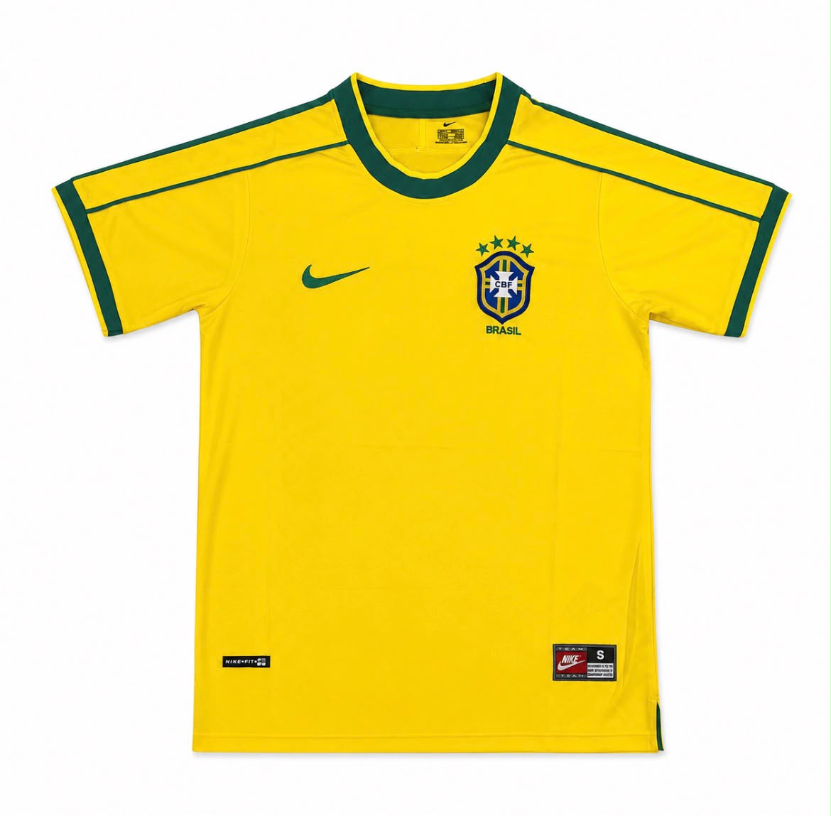 Brazil 1998 Home Retro Jersey (Player Version)
