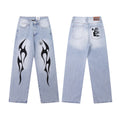 Hellstar Light Blue Flare Denim Jeans