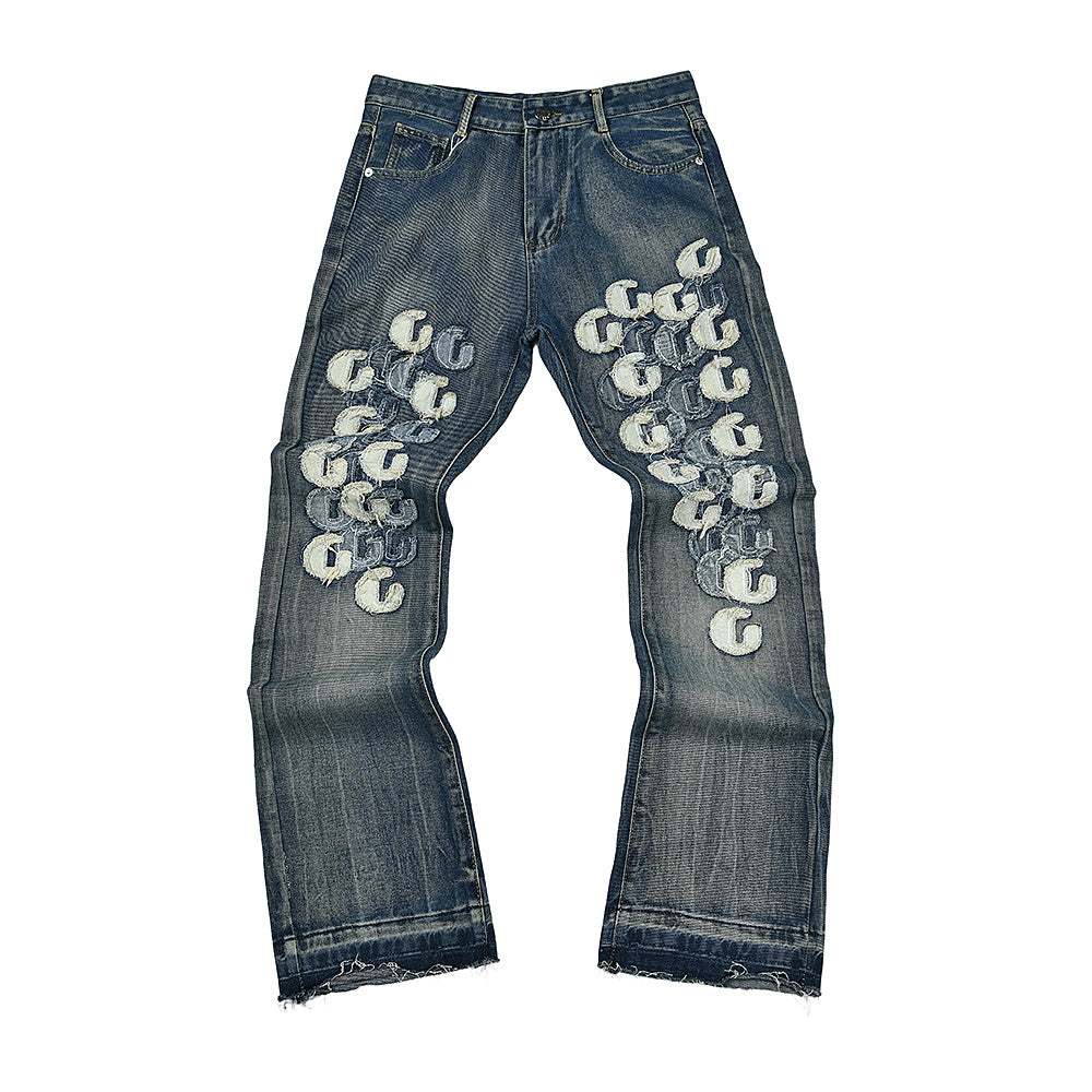 Cortiez Appliqué Denim Jeans