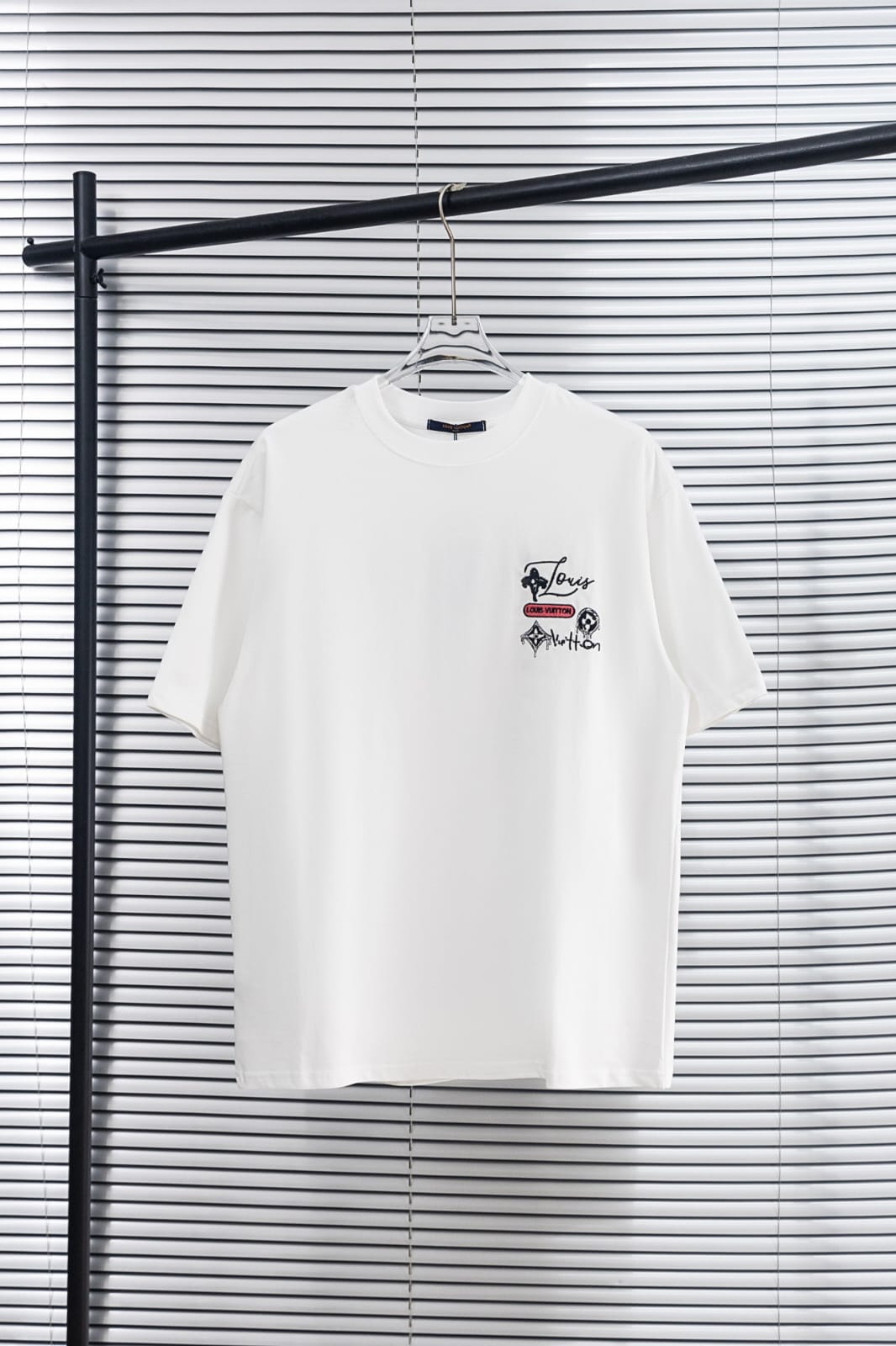 Louis Vuitton Multi Motifs Embroidered White